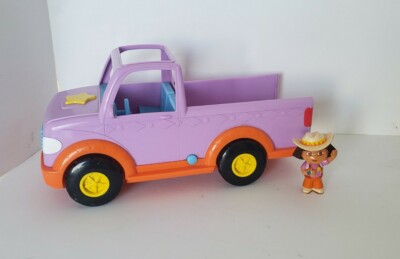 Dora The Explorer Travel & Care Pony Trailer Talking Truck & Dora