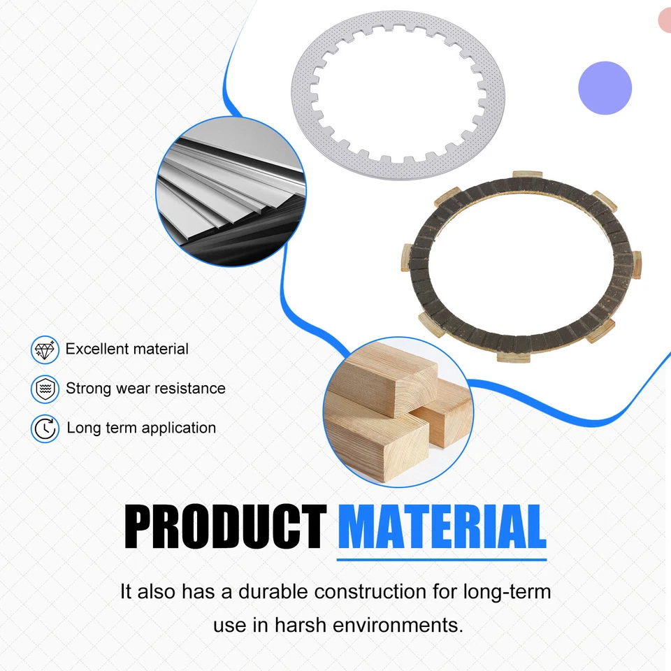 Комплект пружин и прокладок для фрикционных стальных пластин сцепления для Honda XR200 XR200R ATC200X - Изображение 3 из 4