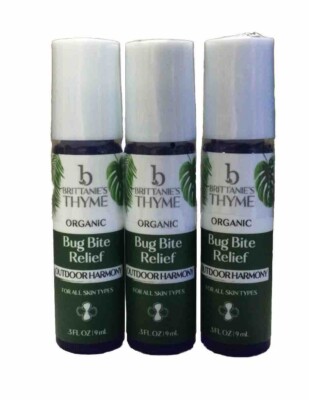 3pk Brittanie s Thyme Bug Bite Relief Outdoor Harmony 0.3fl Oz(A2)