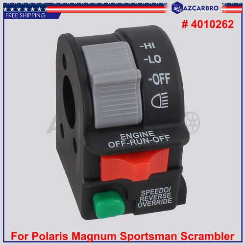 Left Handlebar Headlight On/Off Switch For Polaris Sportsman 335 400 ...