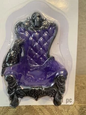 Ashland Tiny Treasures HALLOWEEN Purple GOTHIC Chair Crow Haunted House Village