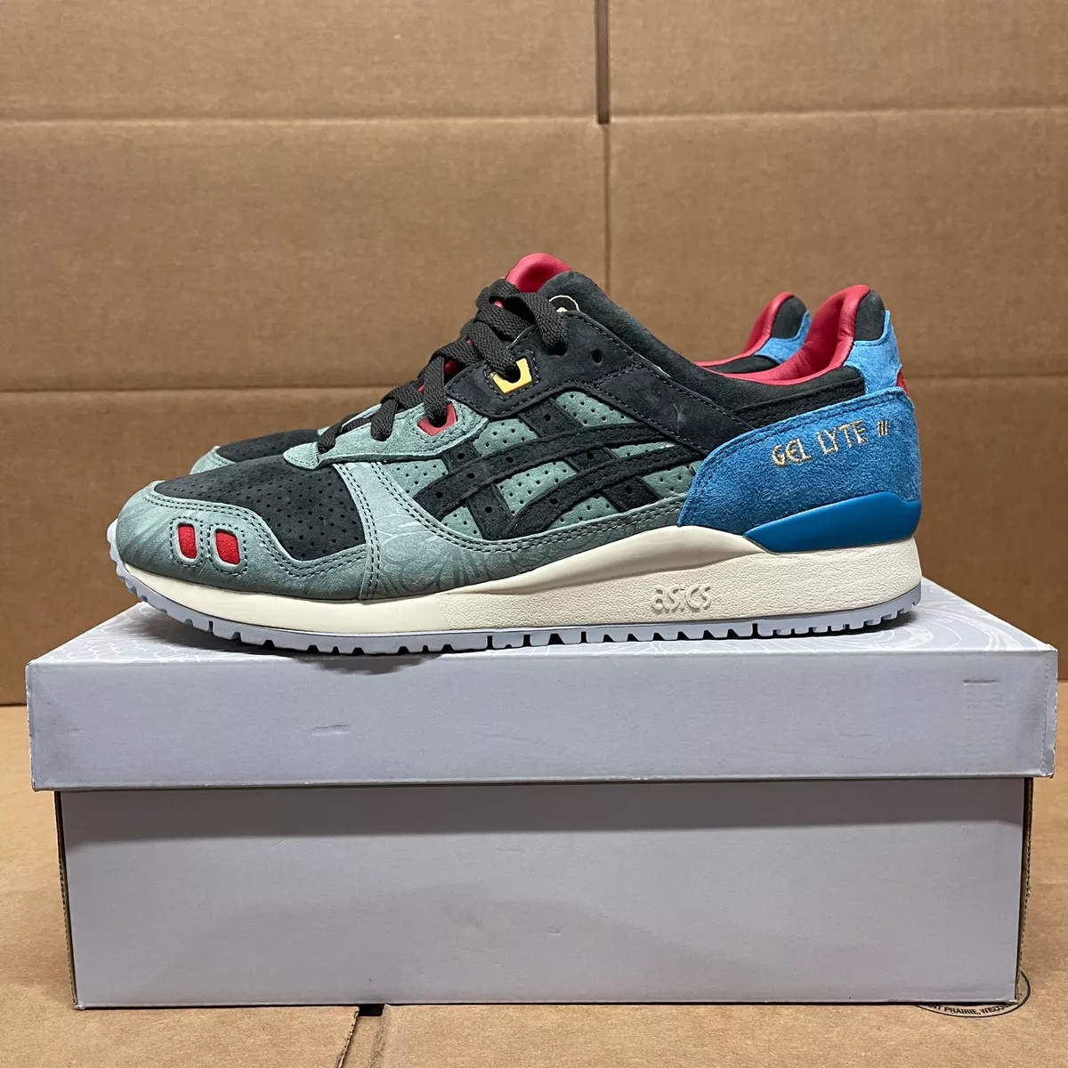 Asics x GDLP Tropicalia Men Gel Lyte III OG Graphite Grey 1201A755