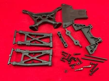 TEAM ASSOCIATED DR10 Rear Rebuild Kit, Shock Tower, Arms, Hinge Pins Screws bg4