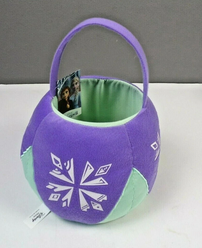 Disney Frozen II Elsa Anna Cesta de Peluche Halloween Pascua Regalo Mango Grande Foto 2 de 4