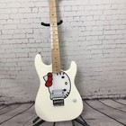Factory customization electric guitar Hello cat S T vintage white color hot sale
