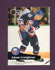 1991 Pro Set Adam Creighton #437 - New York Islanders
