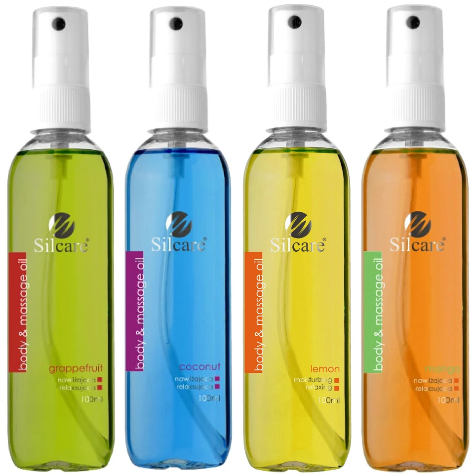 Silcare Aromatic Body Massage Oil 100ml 200ml Calming Aromatherapy Scented Skin