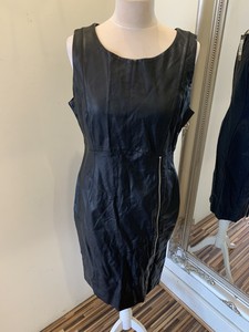lipsy leather dress