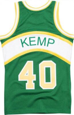 Mitchell & Ness Shawn Kemp 40 Replica Swingman NBA Jersey Seattle