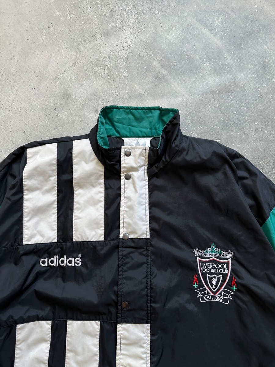 LIVERPOOL 1992 1993 TRAINING FOOTBALL JACKET ADIDAS TRACK