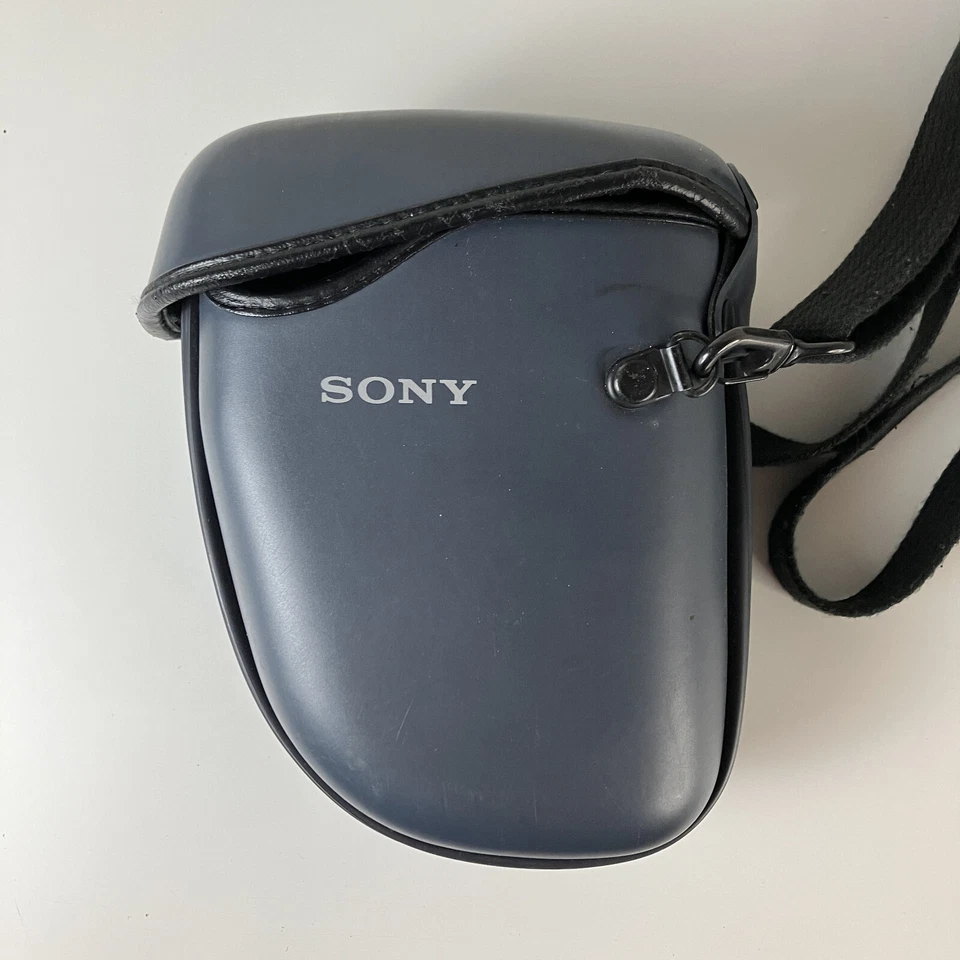 Sony LCM-F505 Camera Case Semi-Soft Carrying Bag Navy Blue - Image 2 of 4