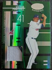 2005 Leaf Certified Materials Victor Martinez #148 Green Mirror 3 Color Patch /5