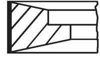 Mahle Kolbenringsatz 001 RS 00109 0N0