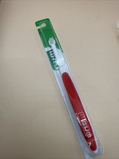 GUM End Tuft Toothbrush Red- Extra Small Head for 1 Count Sunstar USA