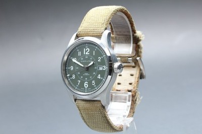 HAMILTON Khaki Field H705950 Automatic Date Green Dial Swiss Made
