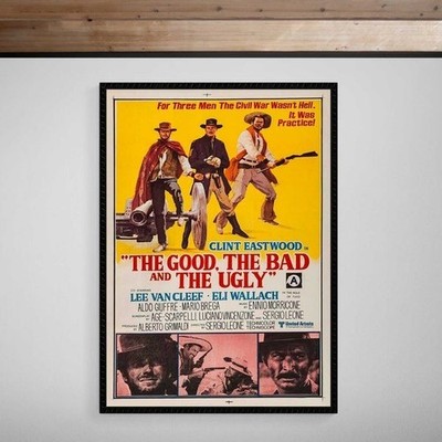 The Good, the Bad and the Ugly Movie Premium Poster Wall Home Decor