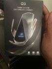 smart sensor car wireless charger , color black, comes with all 3 chargers parts — photo 1
