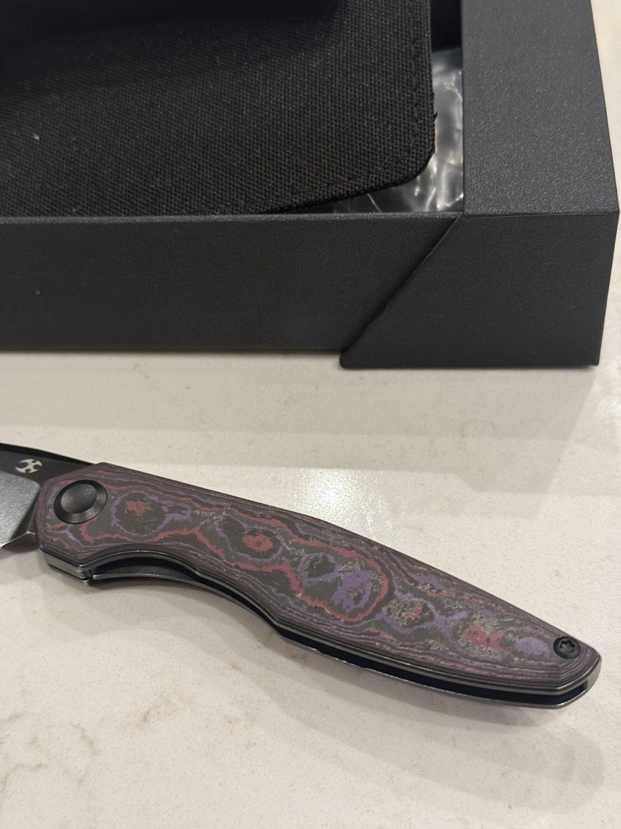 ガスヒーポン　355 KANSEPT HALIDE | LINER LOCK | PURPLE HAZE FATCARBON | 3.2