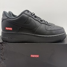 Size 6.5 - Nike Air Force 1 Low x Supreme Box Logo - Black CU9225-001 