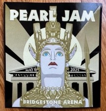 Pearl Jam Nashville May 6 2025 Exclusive Sticker 5/6/25! DARK MATTER TOUR! RARE!
