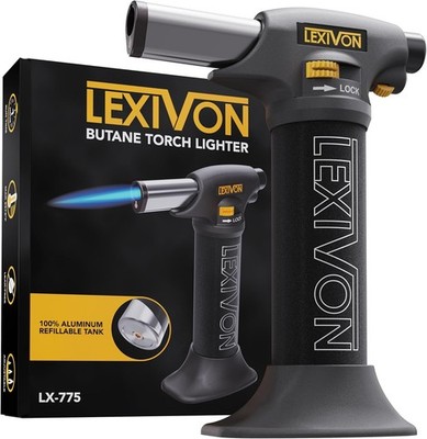 LEXIVON Butanbrenner Küche Flambierbrenner Gasbrenner Creme Brulee LX-775