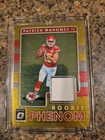 2017 Panini Donruss Rookie Phenom Patrick Mahomes Jersey Rc #7