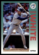 1992 FLEER DEVON WHITE #346 TORONTO BLUE JAYS 664