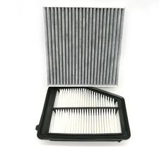 Yubao Combonew Combo Set Engine & Carbonized Cabin Air Filter for Acura ILX 2013