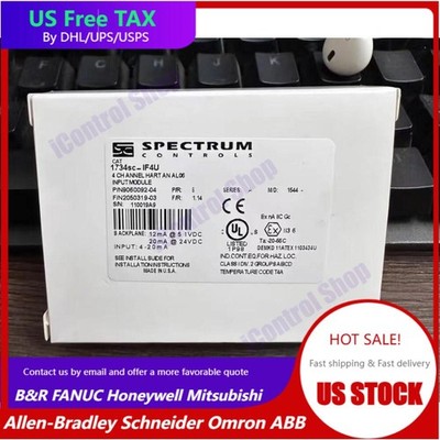 Brand New 1734SC-IF4U Spectral Control 4 CH Universal Analysis Input US Free Tax