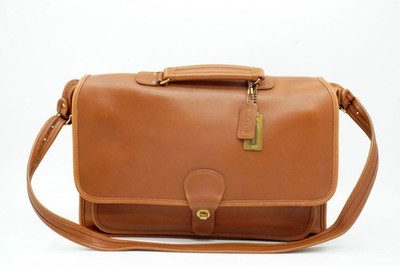 Old COACH Vintage 2way Shoulder Bag Briefcase 5180 Turn Lock