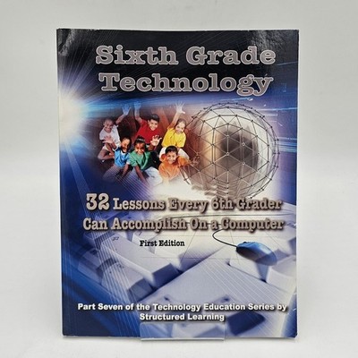 UNMARKED Sixth Grade Technology | 32 Computer Lessons Homeschool Curriculum VG++