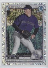 2020 Bowman Draft Chrome Sparkle Refractor Sam Weatherly #BD-109 09ss