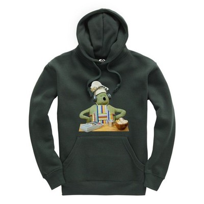 Tiny Chef Erwachsene Hoodie Fun Viral Kapuzenpullover (Kopfhörer)