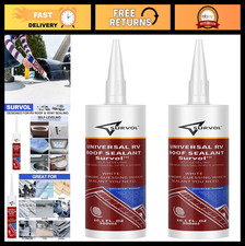 Self-Leveling RV Roof Sealant - White, 2-Pack for Window, Skylight  Camper Repa