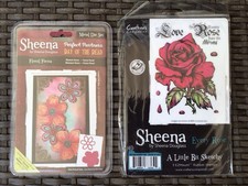LOT,OF 2 CRAFTERS COMPANION SHEENA STAMPS  DIES Flowers NEW