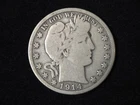 1914-S Barber Silver Half Dollar Very Good 30402