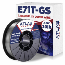 E71T-GS Flux Core Welding Wire 0.030 Gasless MIG Mild Steel 10 lb