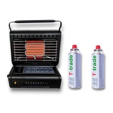 Stufetta Stufa Portatile a Gas Cartuccia Bombola Forellino Campeggio per Esterno