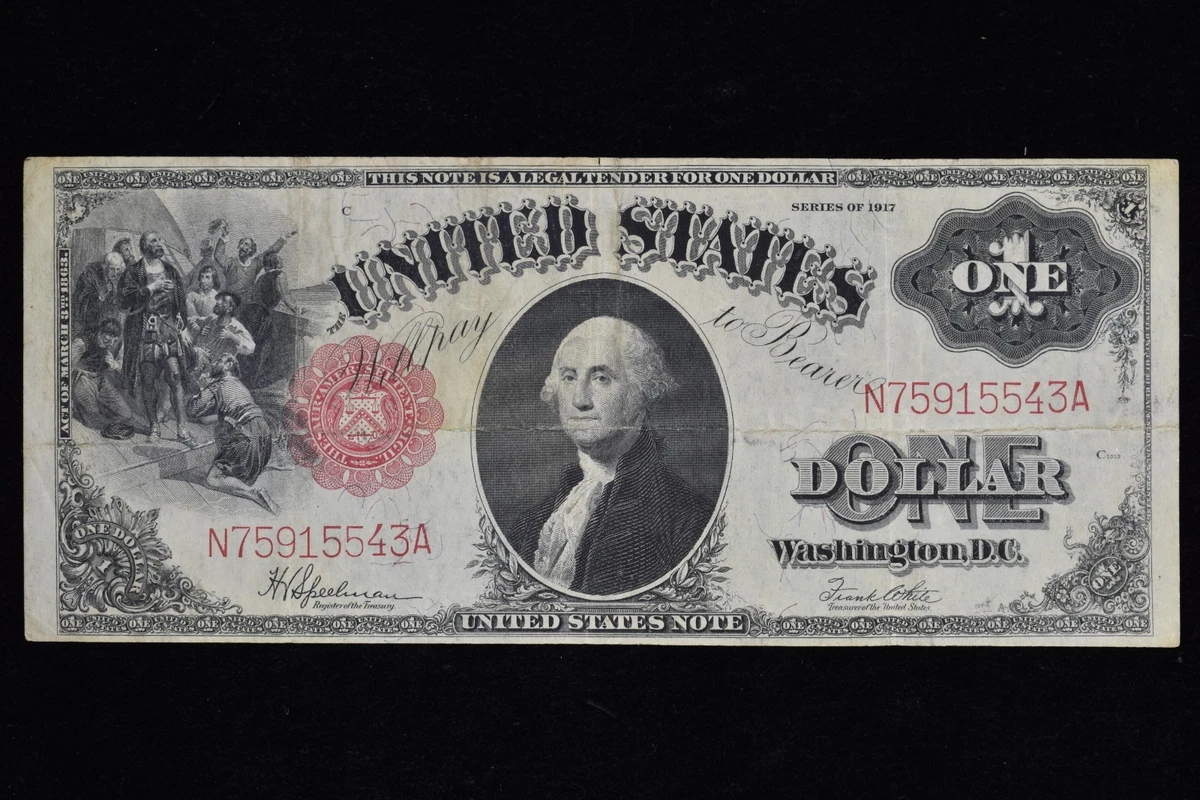 Circulated $1 1917 Year United States Large Size Notes for sale | eBay