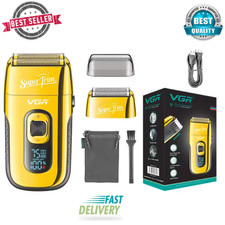 VGR Electric Razor Foil Shaver Men Cordless Shaving Machine Skin Fade Barber Kit