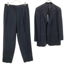 LANVIN CLASSIQUE 90s Old suit Setup R46-44 Gray Men's