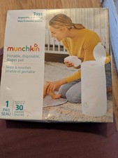 MUNCHKIN TOSS  Portable Disposable Diaper Pail  Perfect For On The Go