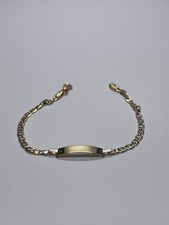 BRACCIALE ORO 18 KT   RAGAZZO COMUNIONE BAMBINO  BATTESIMO  BRACELET OR GOLD