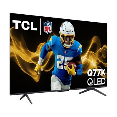 TCL 55Q77K 55'' Q77K 4K UHD HDR QLED 144Hz Smart Google TV In-store pickup only.