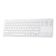 Multi Device Bluetooth Keyboard with Touchpad, Rechargeable Keypad with Track...
