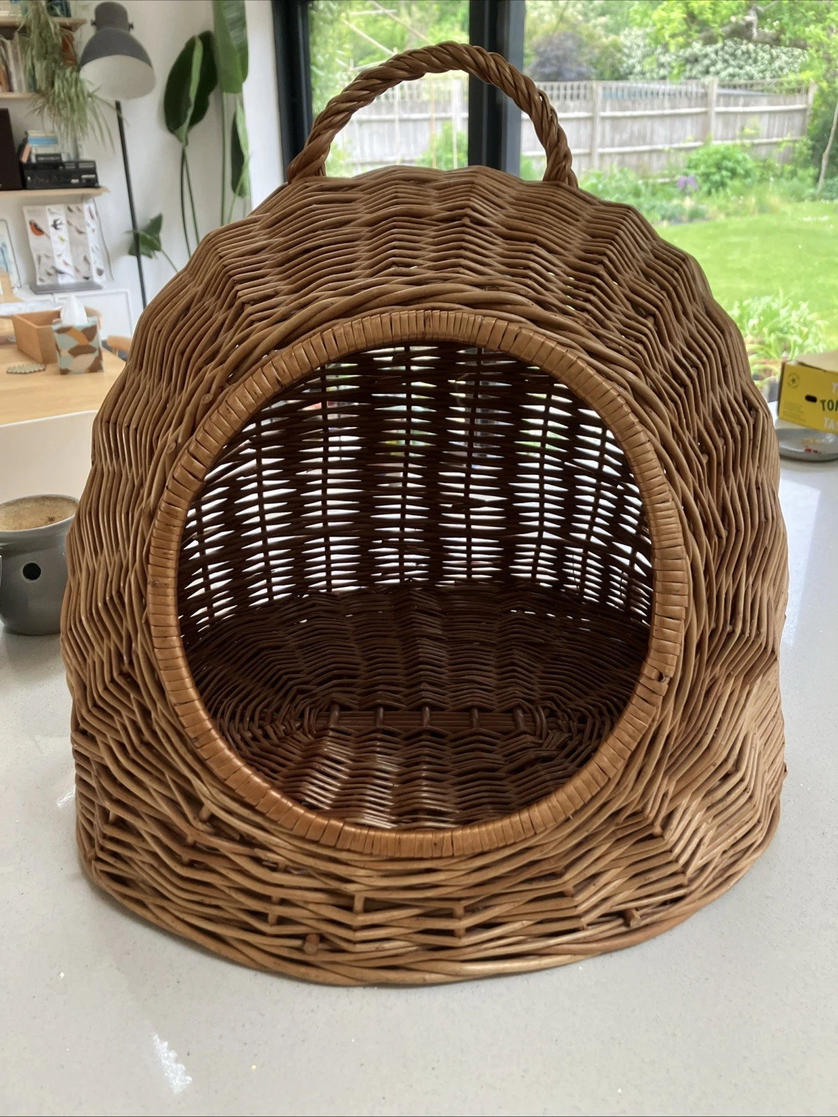 Dille & Kamille Wicker Cat House Pet Bed Basket - unused by 🐈cat