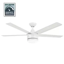 PARTS - Home Decorators Merwry 52in LED Matte White Ceiling Fan SW1422WH