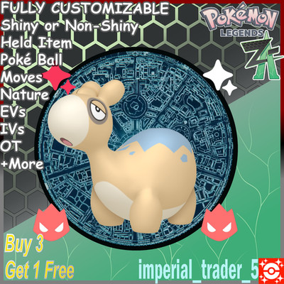 Pokémon Legends Z-A   Alpha Shiny Numel   Best 6IV Customizable