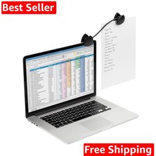 Document Holder for Typing for Laptops and Monitors, Flex Clip Copyholder, Ty...