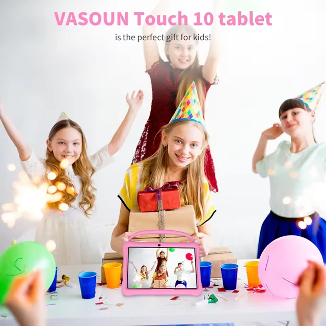 DT 10-inch Android 13 Tablet 4GB 64GB Quad Core WIFI with Case for Kids - Image 3 of 4